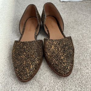 Madewell flat pony hair leopard